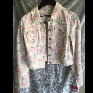Floral print jacket